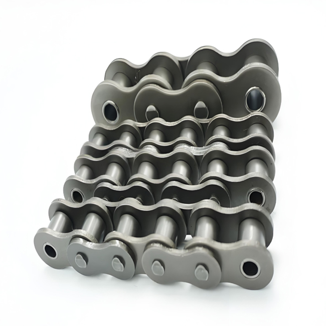 China Hot Sale Industrial Carbon Steel Transmission Roller Chain 40A 200-1R 2R 3R