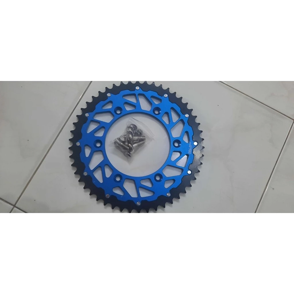INDONESIA MARKET MOTORCYCLE SPROCKET WIN100-41T BELAKANG 530 - 34T, 35T, 36 Belakang KTM Husqvarna 42T 45T 48T 50T 52T Yamaha WR 155 YZF 125 250 50T